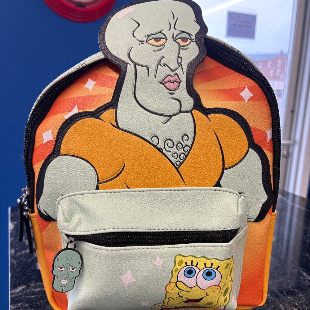 Handsome Squidward Mini Backpack